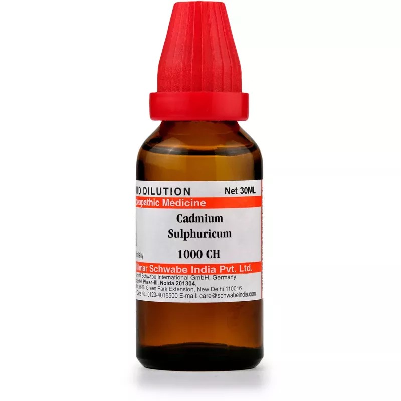 Willmar Schwabe India Cadmium Sulphuricum 1M (1000 CH) (30ml)