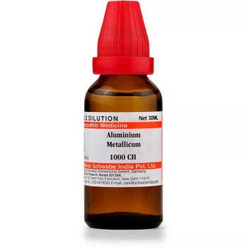 Willmar Schwabe India Aluminium Metallicum 1M (1000 CH) (30ml)