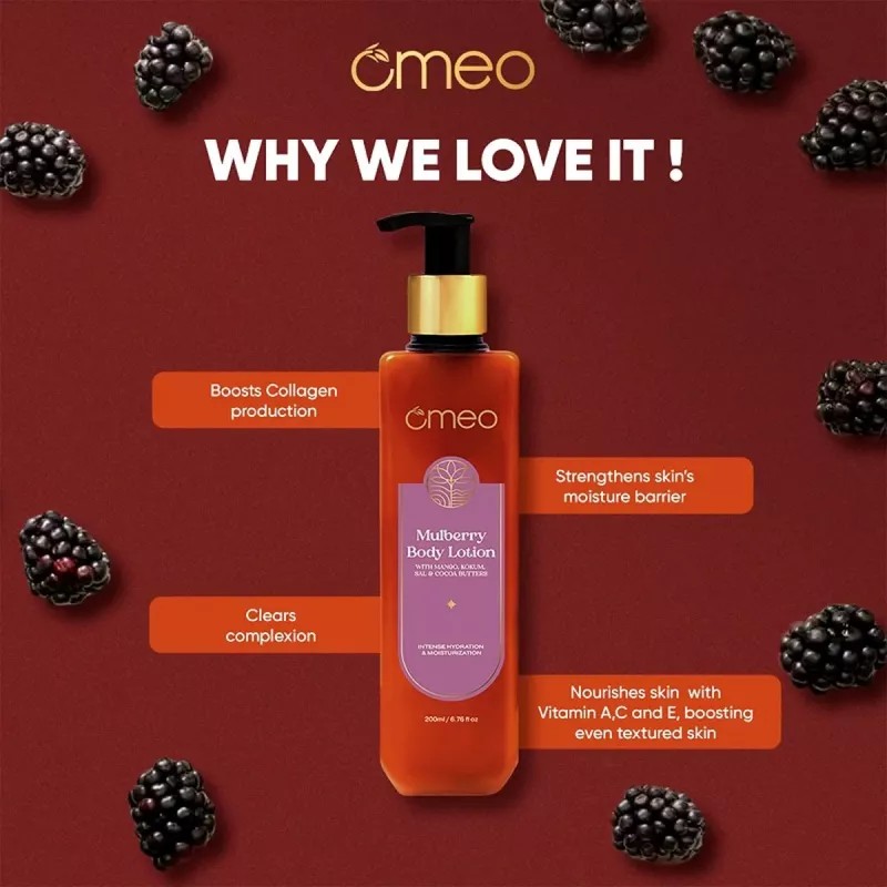 Omeo Mulberry Body Lotion (200ml)