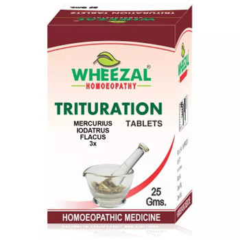 Wheezal Mercurius Iodatrus Flacus 3X (25g)