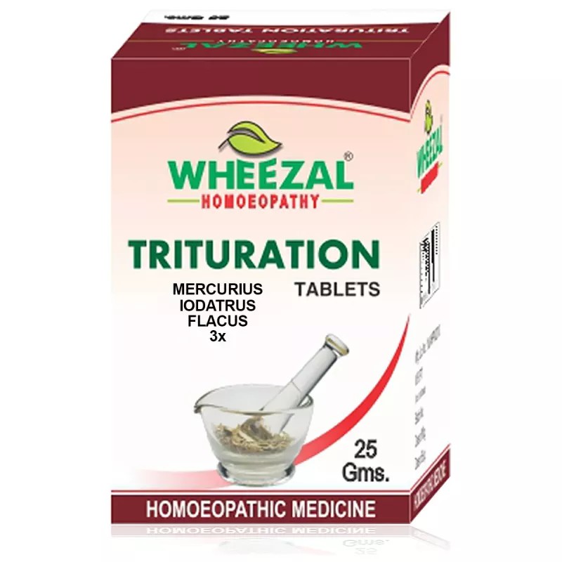 Wheezal Mercurius Iodatrus Flacus 3X (25g)