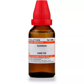 Willmar Schwabe India Lyssinum 1M (1000 CH) (30ml)