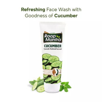 Roop Mantra Ayurvedic Cucumber Facewash (115ml)