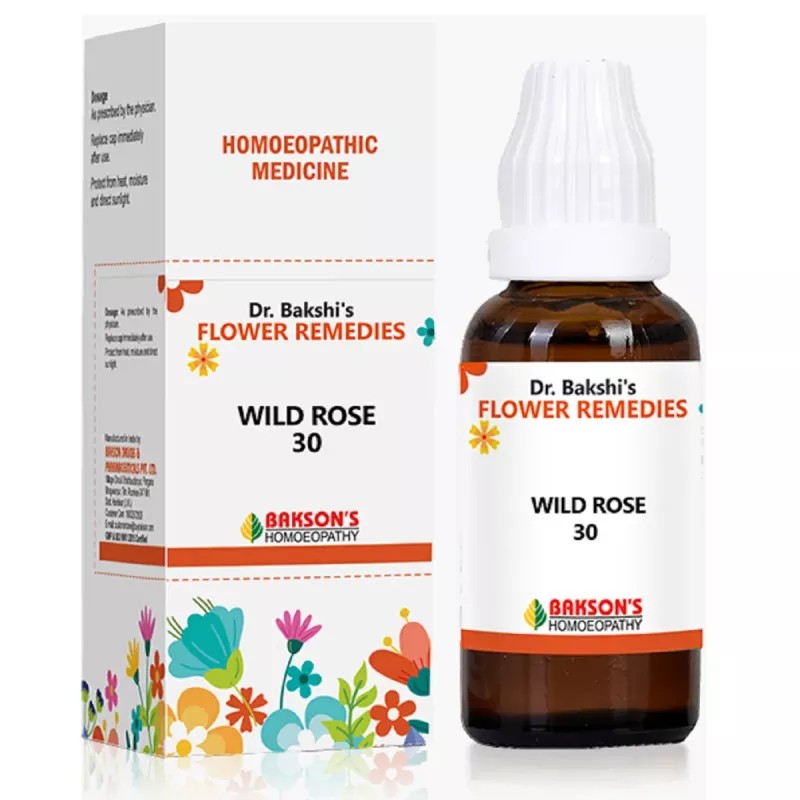 Bakson Bach Flower Wild Rose 30 CH (30ml)