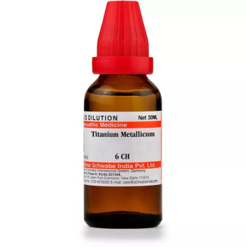 Willmar Schwabe India Titanium Metallicum 6 CH (30ml)