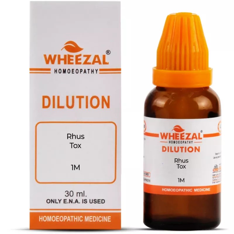 Wheezal Rhus Tox 1M (1000 CH) (30ml)