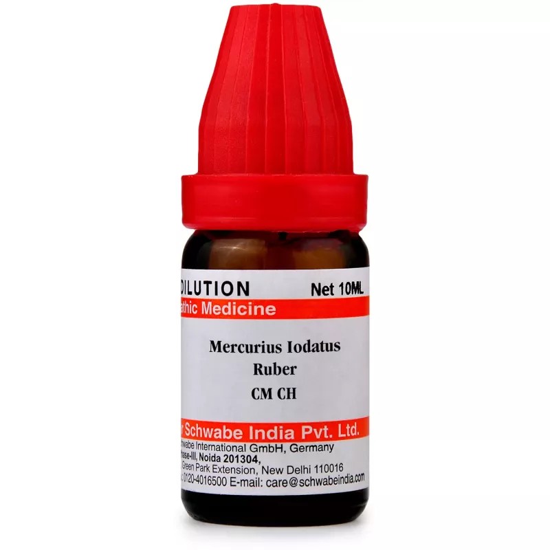 Willmar Schwabe India Mercurius Iodatus Ruber CM CH (10ml)