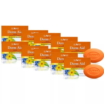 Bakson Sunny Derm Aid Soap (75g, Pack of 10)