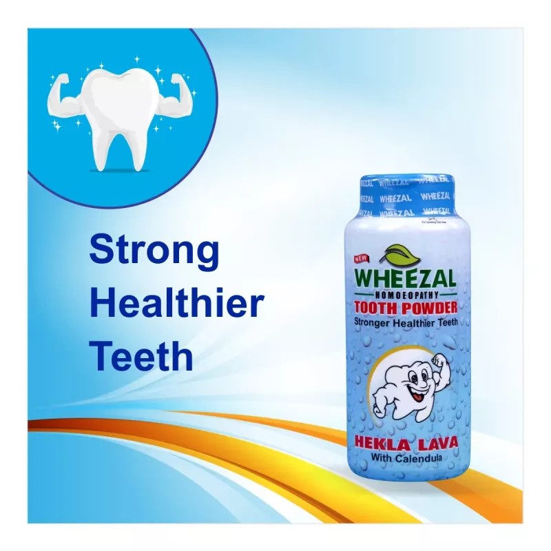 Wheezal Hekla Lava Tooth Powder (50g)