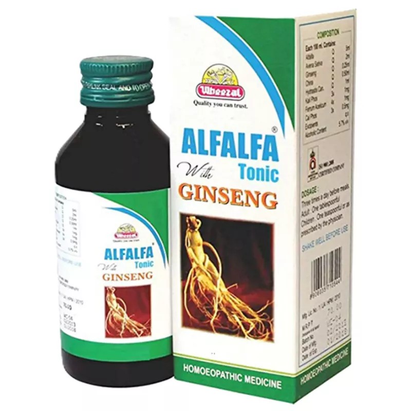 Wheezal Alfalfa With Ginseng (200ml)