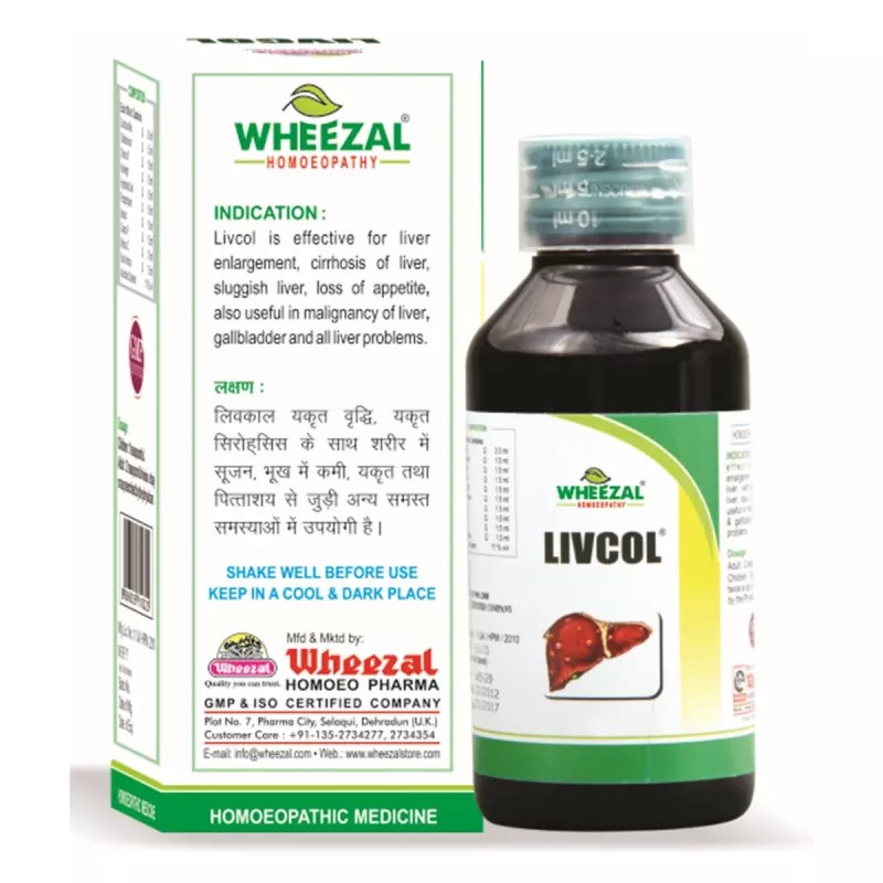 Wheezal Livcol Liver Tonic (200ml)