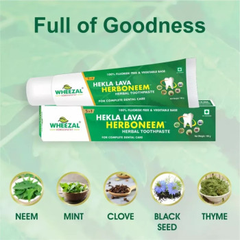 Wheezal Herboneem Herbal Toothpaste (100g)