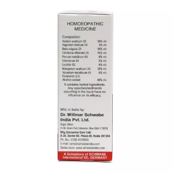 Willmar Schwabe India Willfort Anemia Drops (30ml)