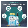 Divya Shree Enroot Hair Regrow & Enroot Hair Regrow Oil Combo (60 Capsule +100 Oil) (1Pack)
