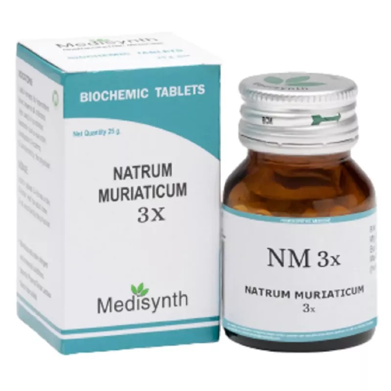 Medisynth Natrum Muriaticum 3X (25g)