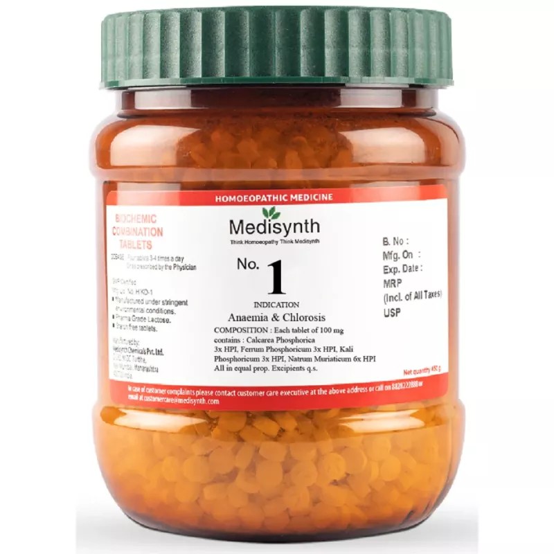 Medisynth Biochemic Combination No1 (450g)