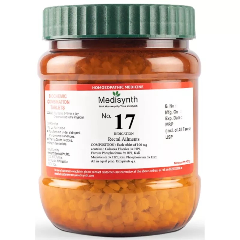 Medisynth Biochemic Combination No17 (450g)