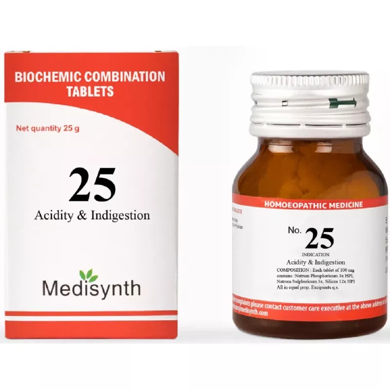Medisynth Biochemic Combination No25 (25g)