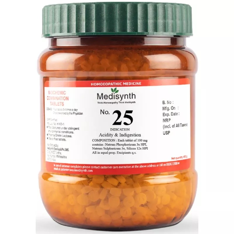 Medisynth Biochemic Combination No25 (450g)