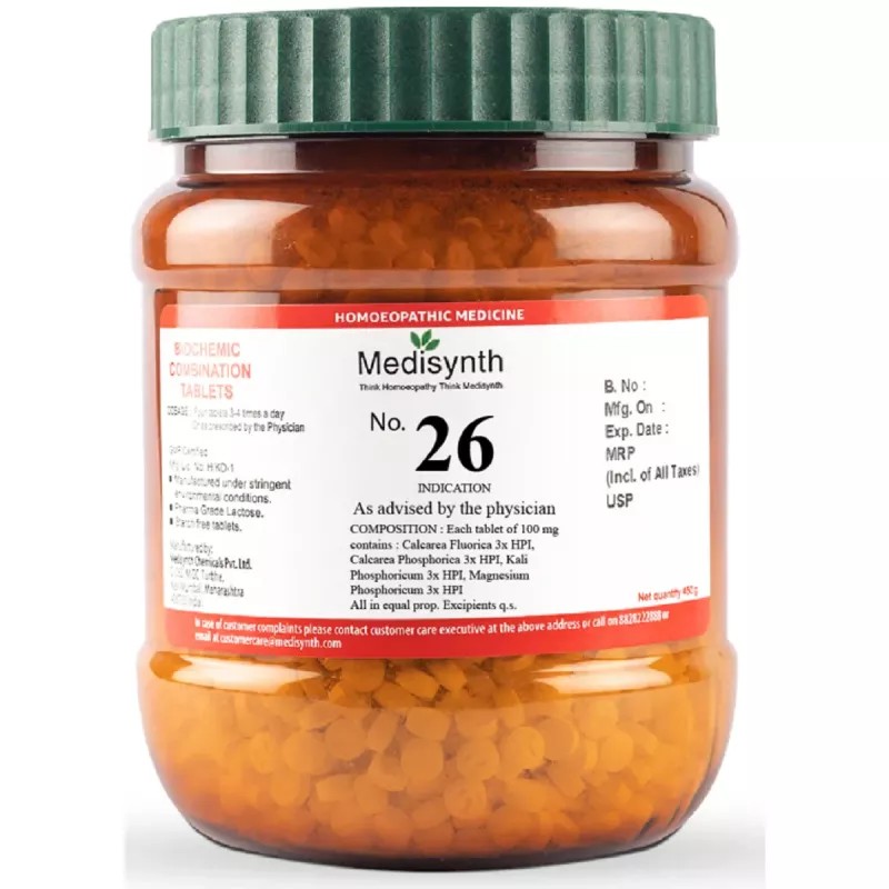 Medisynth Biochemic Combination No26 (450g)