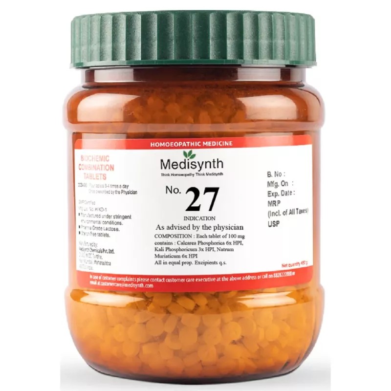 Medisynth Biochemic Combination No27 (450g)