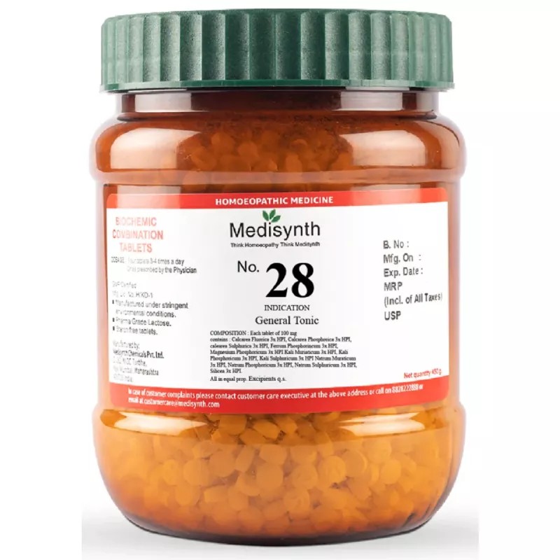 Medisynth Biochemic Combination No28 (450g)