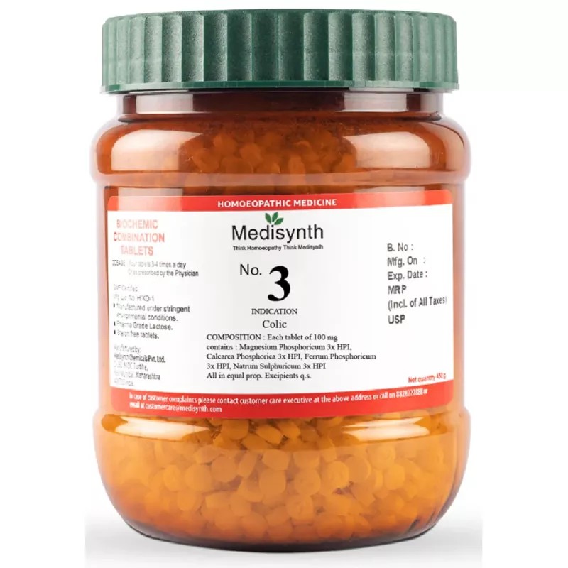 Medisynth Biochemic Combination No3 (450g)