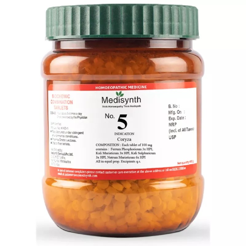 Medisynth Biochemic Combination No5 (450g)