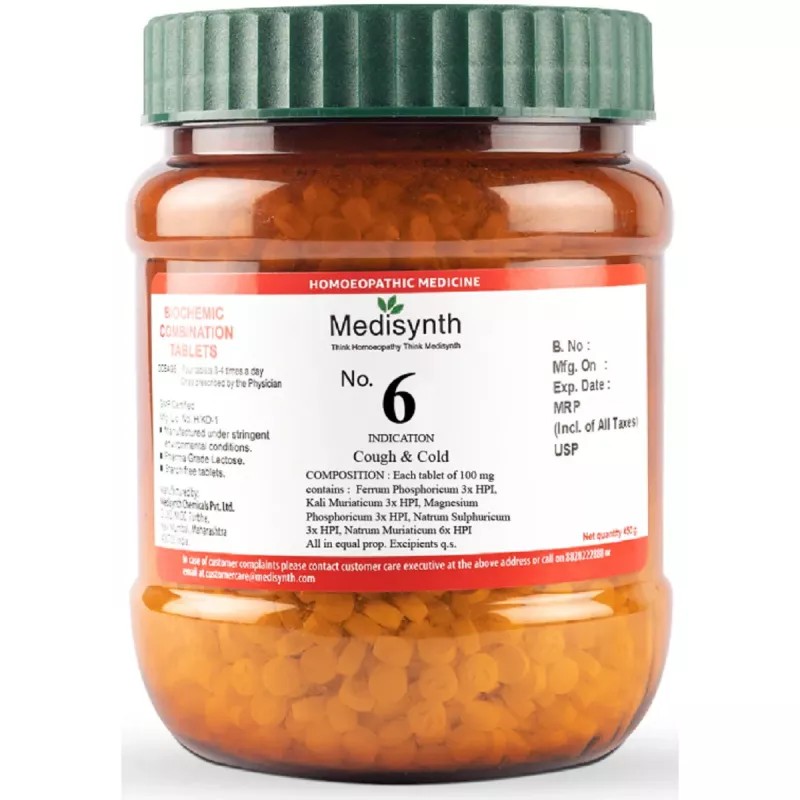 Medisynth Biochemic Combination No6 (450g)