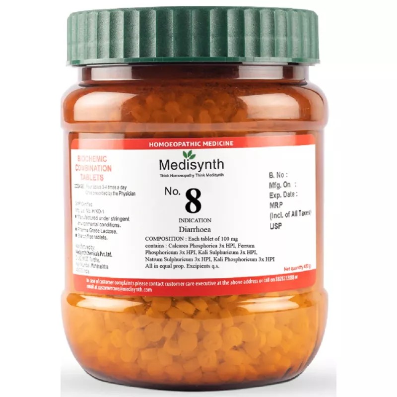 Medisynth Biochemic Combination No8 (450g)