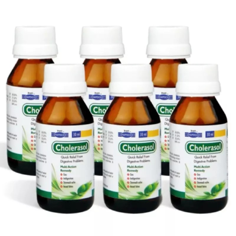 HAPDCO Cholerasol Drops (30ml, Pack of 6)
