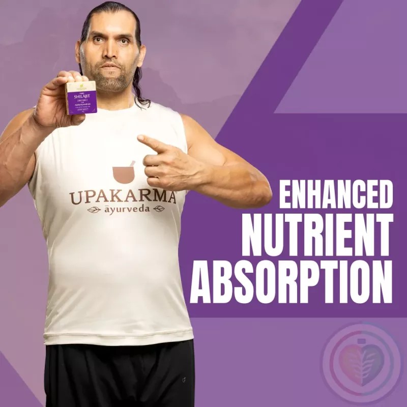 Upakarma Ayurveda Pure Shilajeet with Ashwagandha (10g)