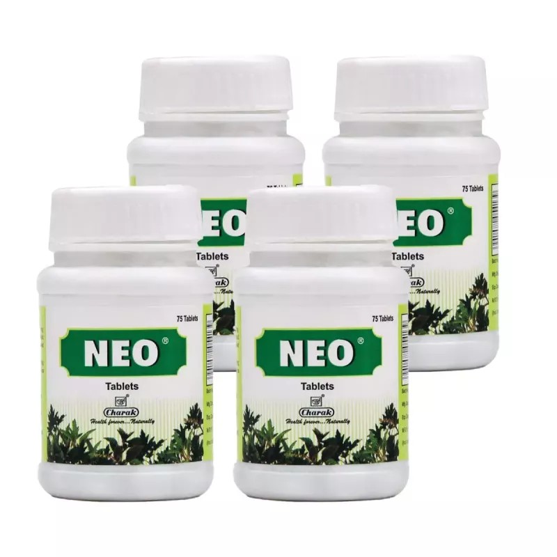 Charak Neo Tablets (75tab, Pack of 4)