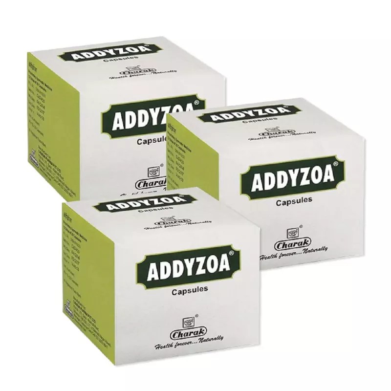 Charak Addyzoa Capsules (20caps, Pack of 3)