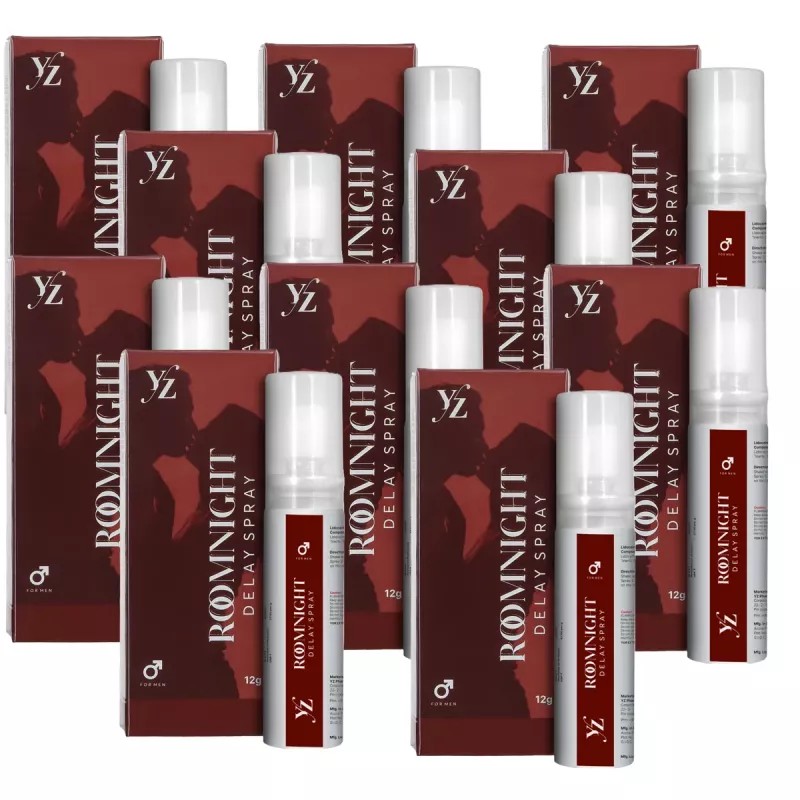 Yz ROOM NIGHTS DELAY SPRAY (For MEN) (12g, Pack of 10)