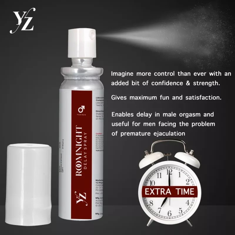 Yz ROOM NIGHTS DELAY SPRAY (For MEN) (12g, Pack of 10)