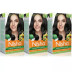 Nisha Creme Hair Color 1.0 Natural Black (Developer 60ml + Colorant Tube 60gm + Conditioner 6ml + Glove) (1Pack, Pack of 3)
