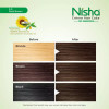 Nisha Creme Hair Color 3.0 Dark Brown (Developer 60ml + Colorant Tube 60gm + Conditioner 6ml + Glove) (1Pack, Pack of 2)