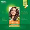 Nisha Creme Hair Color 3.5 Chocolate Brown (Developer 60ml + Colorant Tube 60gm + Conditioner 6ml + Glove) (1Pack, Pack of 3)