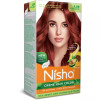 Nisha Creme Hair Color 5.50 Mahogany (Developer 60ml + Colorant Tube 60gm + Conditioner 6ml + Glove) (1Pack)