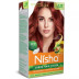 Nisha Creme Hair Color 5.50 Mahogany (Developer 60ml + Colorant Tube 60gm + Conditioner 6ml + Glove) (1Pack)