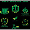 Nisha Creme Hair Color 5.50 Mahogany (Developer 60ml + Colorant Tube 60gm + Conditioner 6ml + Glove) (1Pack, Pack of 3)