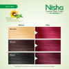 Nisha Creme Hair Color Cherry Red (Developer 60ml + Colorant Tube 60gm + Conditioner 6ml) (1Pack)