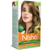 Nisha Creme Hair Color 7.0 Dark Blonde (Developer 60ml + Colorant Tube 60gm + Conditioner 6ml + Glove) (1Pack)