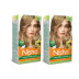 Nisha Creme Hair Color 8.0 Light Blonde (Developer 60ml + Colorant Tube 60gm + Conditioner 6ml + Glove) (1Pack, Pack of 2)