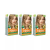 Nisha Creme Hair Color 8.0 Light Blonde (Developer 60ml + Colorant Tube 60gm + Conditioner 6ml + Glove) (1Pack, Pack of 3)