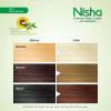 Nisha Creme Hair Color Ultra Blonde (Developer 60ml + Colorant Tube 90gm + Conditioner 6ml + Glove) (1Pack, Pack of 3)