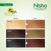 Nisha Creme Hair Color 7.3 Honey Blonde (Developer 60ml + Colorant Tube 60gm + Conditioner 6ml + Glove) (1Pack, Pack of 2)