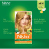 Nisha Creme Hair Color 8.1 Golden Blonde (Developer 60ml + Colorant Tube 60gm + Conditioner 6ml + Glove) (1Pack)