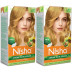 Nisha Creme Hair Color 8.1 Golden Blonde (Developer 60ml + Colorant Tube 60gm + Conditioner 6ml + Glove) (1Pack, Pack of 2)